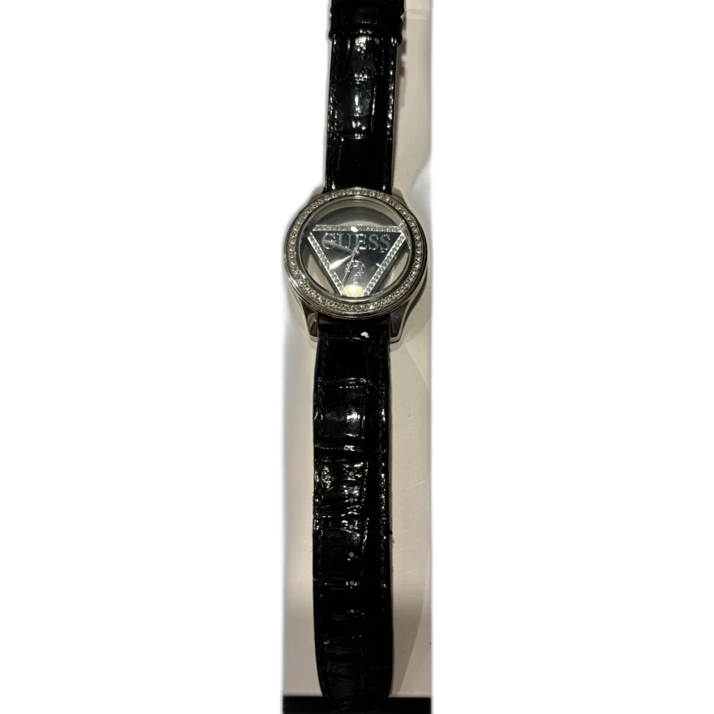 GUESS 25th Anniversary Floating Triangle Watch - NEW BATTERY